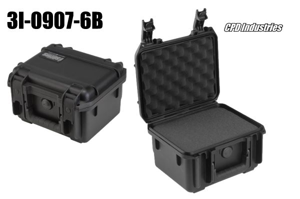 skb case 3i-0907-6 shown closed and with foam